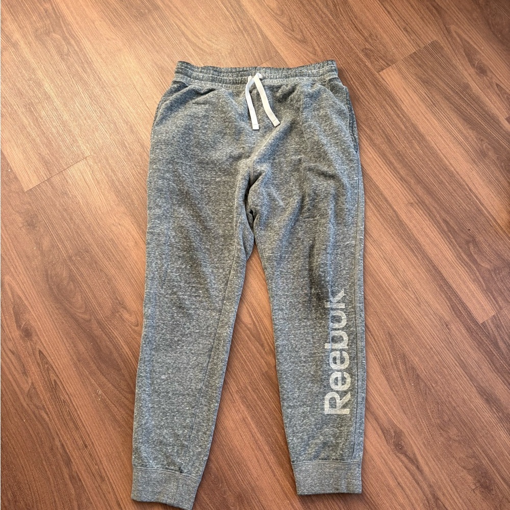 Reebok Heather Gray Sweatpants